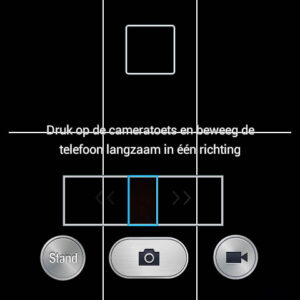 Panoramafunctie van de standaard Android camera-app.