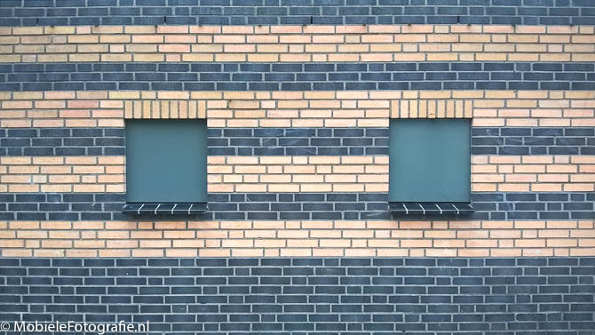 Abstracte foto van de zijkant van een gebouw [Microsoft Lumia 640LTE]