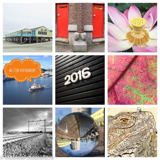 Eind van jaar - lijstjestijd, ook op mobielefotografie.nl - een overzicht van de foto's