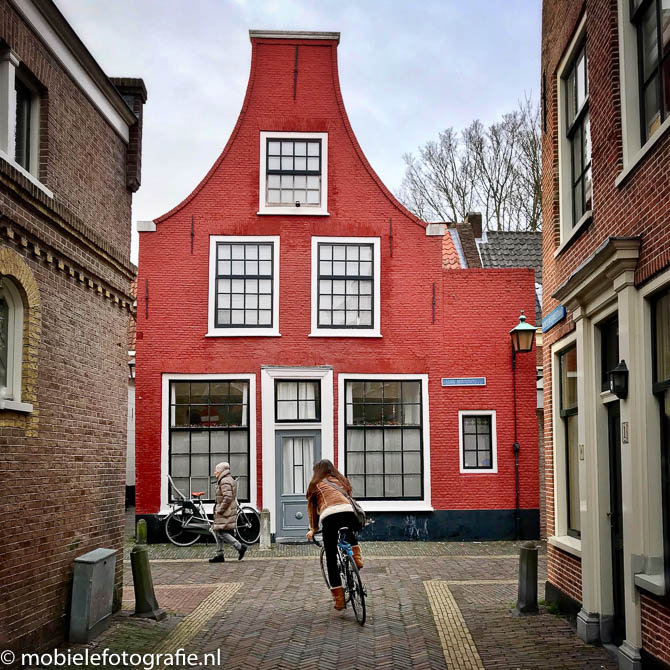 Haarlem straatfotografie met een vignet [iphone 7]